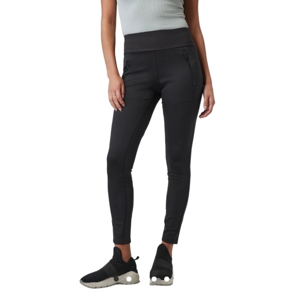Athleta Black Peak Hybrid Fleece Tight leggings size Small
